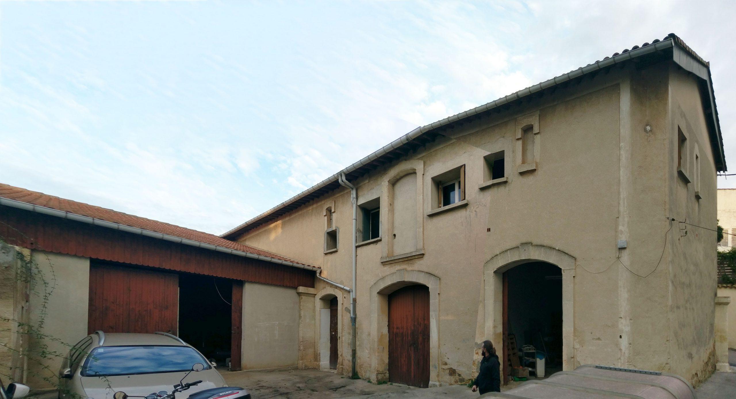 extension surélévation maison vigneronne saint georges d'orques