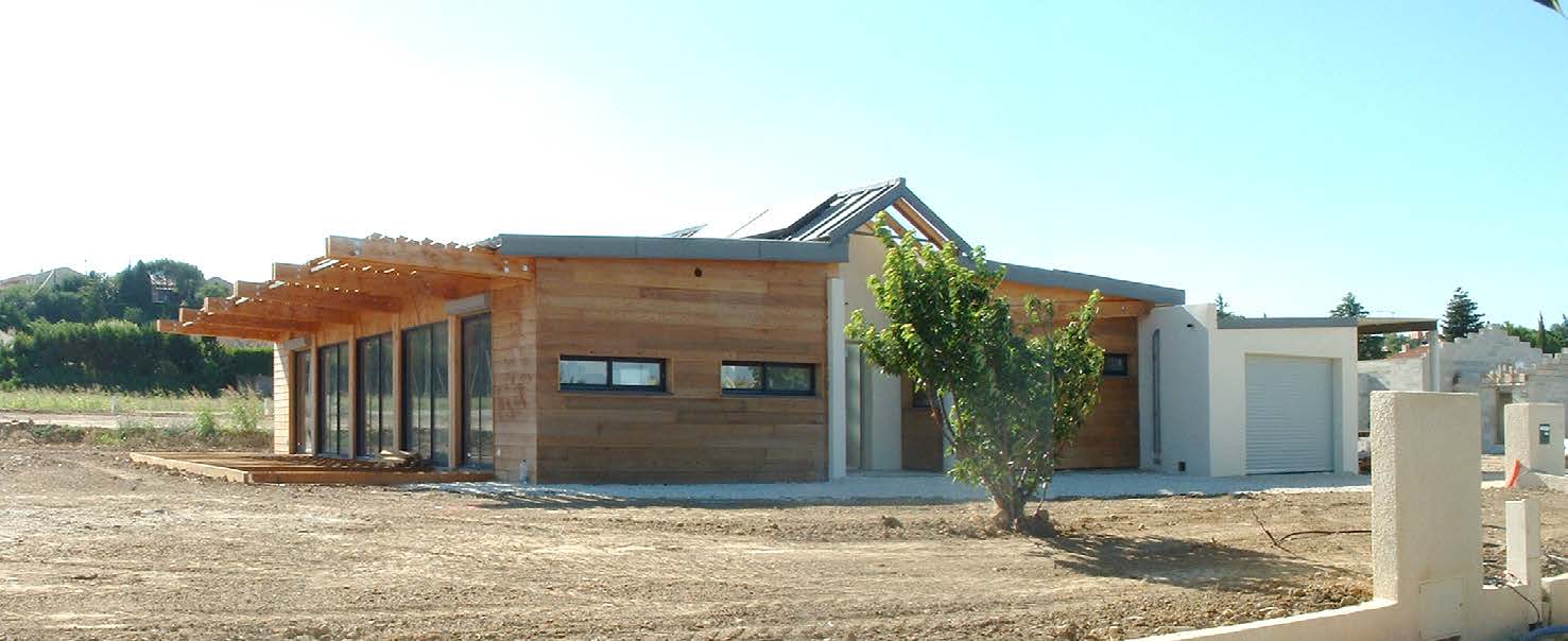 MAISON INDIVIDUELLE EN OSSATURE BOIS