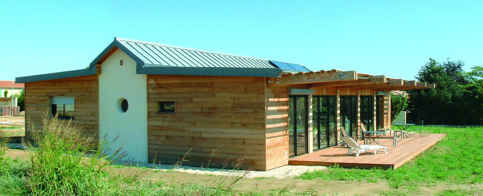 MAISON INDIVIDUELLE EN OSSATURE BOIS