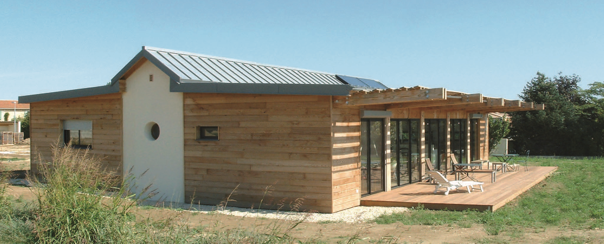 MAISON INDIVIDUELLE EN OSSATURE BOIS