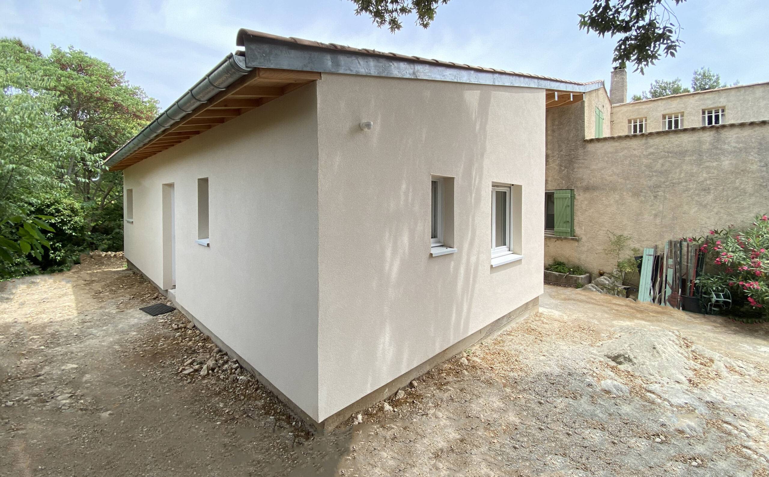 EXTENSION BOIS MAISON INDIVIDUELLE COMBAILLAUX